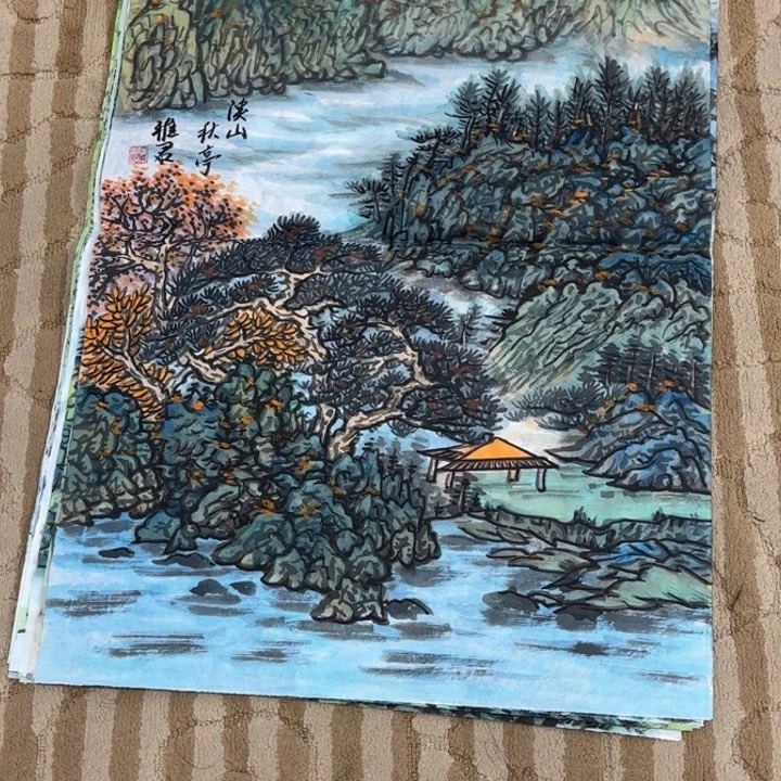 国画花鸟的翅膀和翅膀是一样的吗哈哈哈