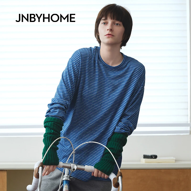 JNBYHOME江南布衣25年秋季女圆领长袖T恤HP9032020