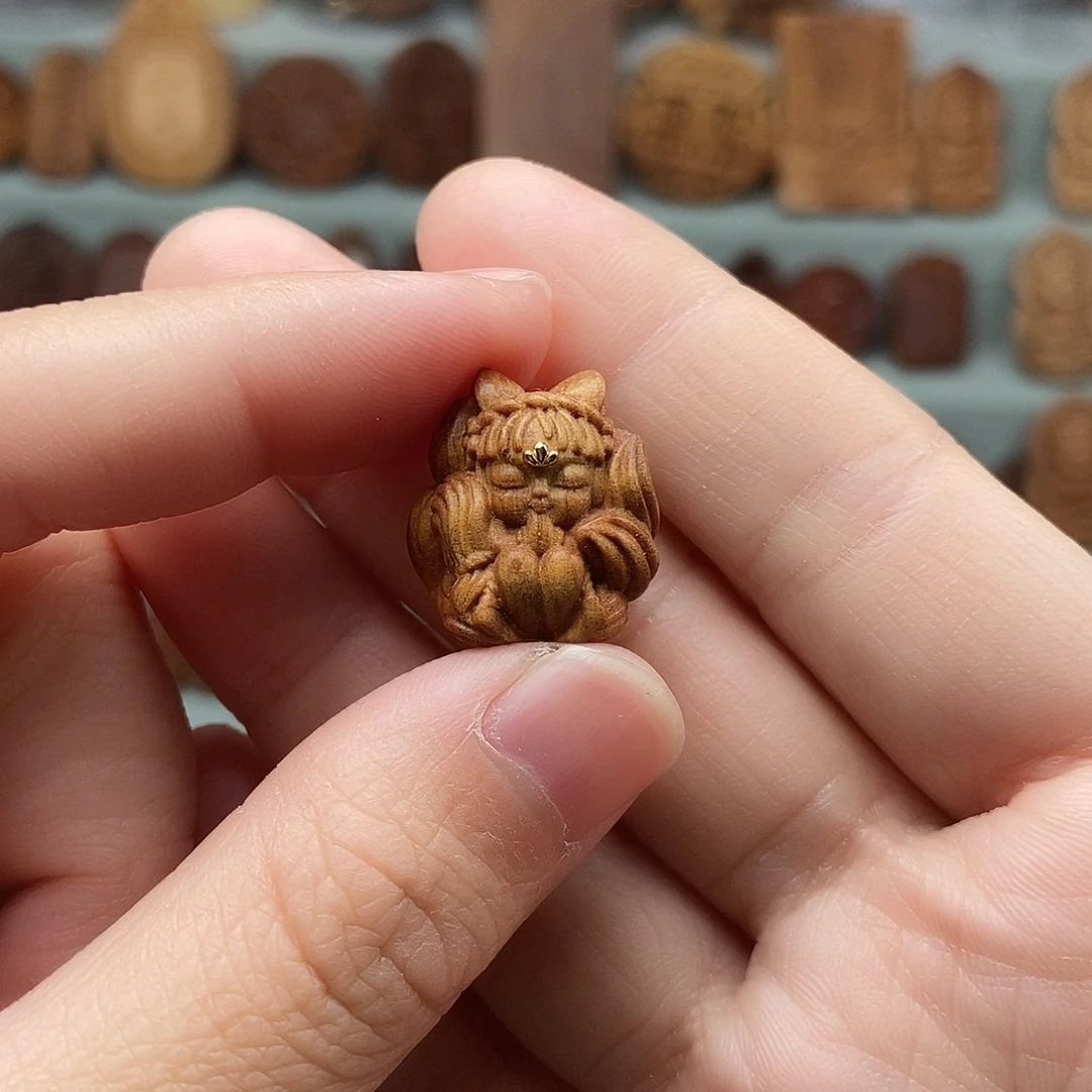 檀香木无事牌默认微瑕