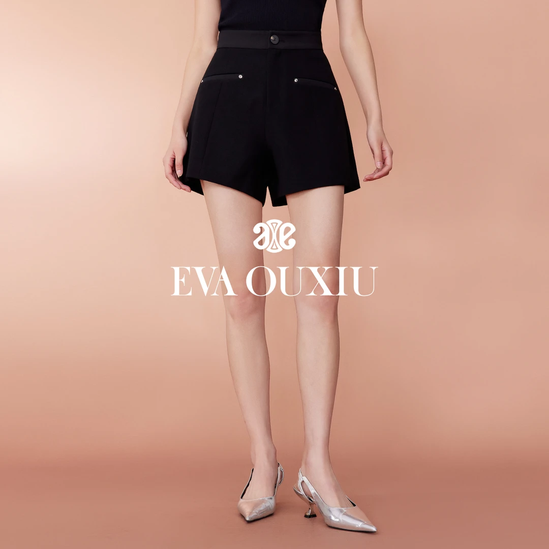 【初依专属】EVA OUXIU/伊华欧秀短裤E33AK0541