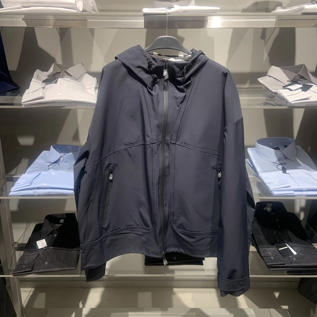 未使用 GIORGIO ARMANI/阿玛尼 男士外套夹克冲锋衣EA蓝色男装
