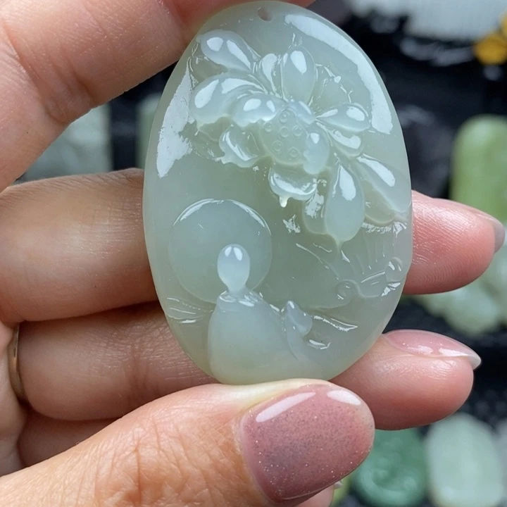 和田玉未镶嵌颈饰41