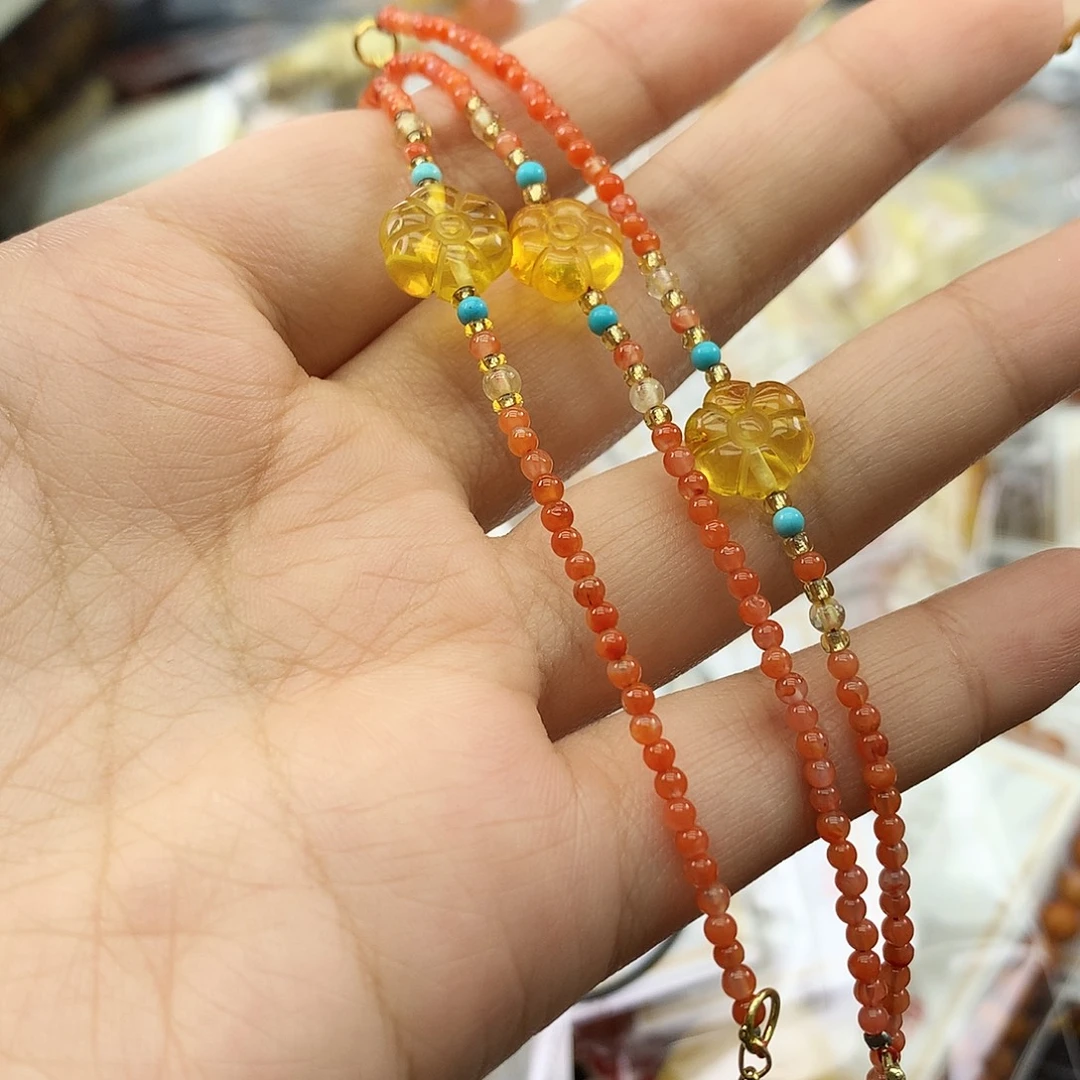 琥珀未镶嵌珠宝奇石