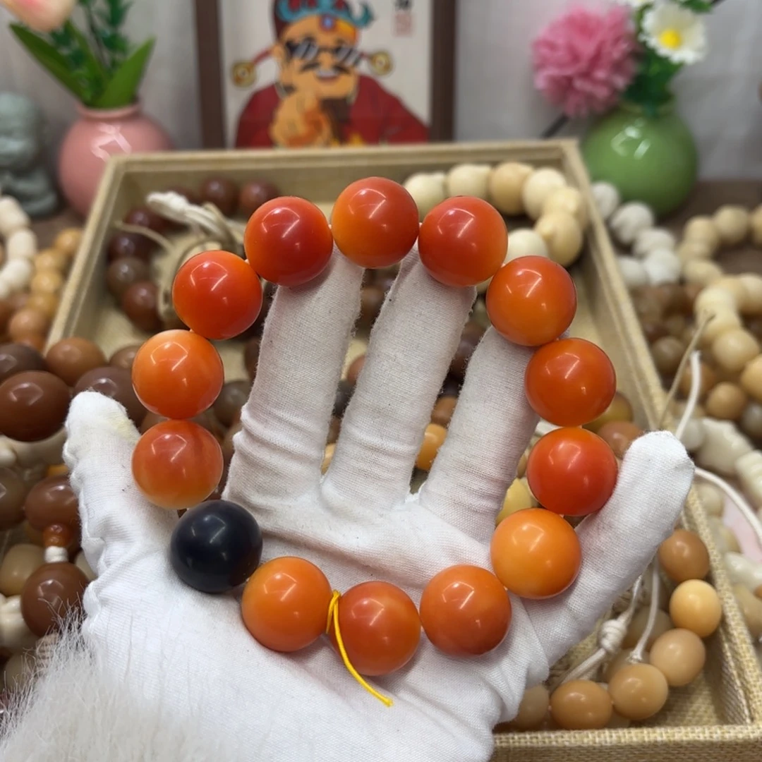 *****菩提根/象牙果吊坠20干磨冰裂纹落地果圆珠876