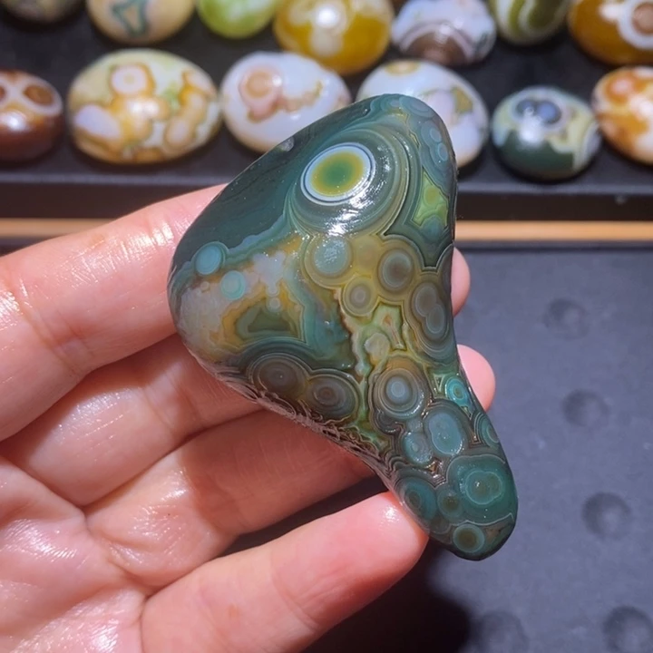 未镶嵌玛瑙/玉髓珠宝半成品5