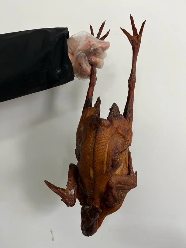 【腊鸡】湖南浏阳柴火腊鸡烟熏风味特产