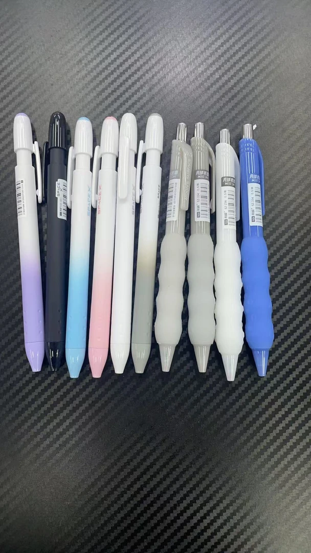 发6支禾硕猎鹰号➕4支月球表面，到手10支中性笔黑墨