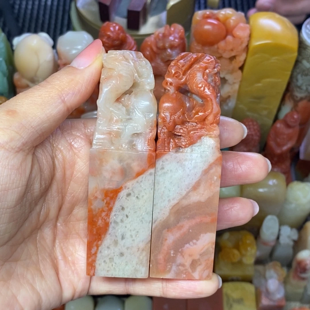 寿山石印石同心石