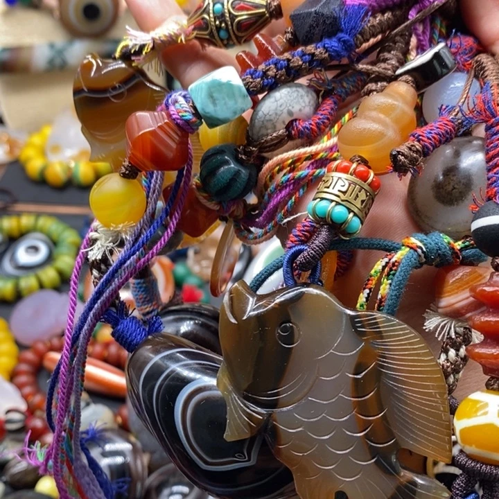 玛瑙/玉髓颈饰未镶嵌啊*