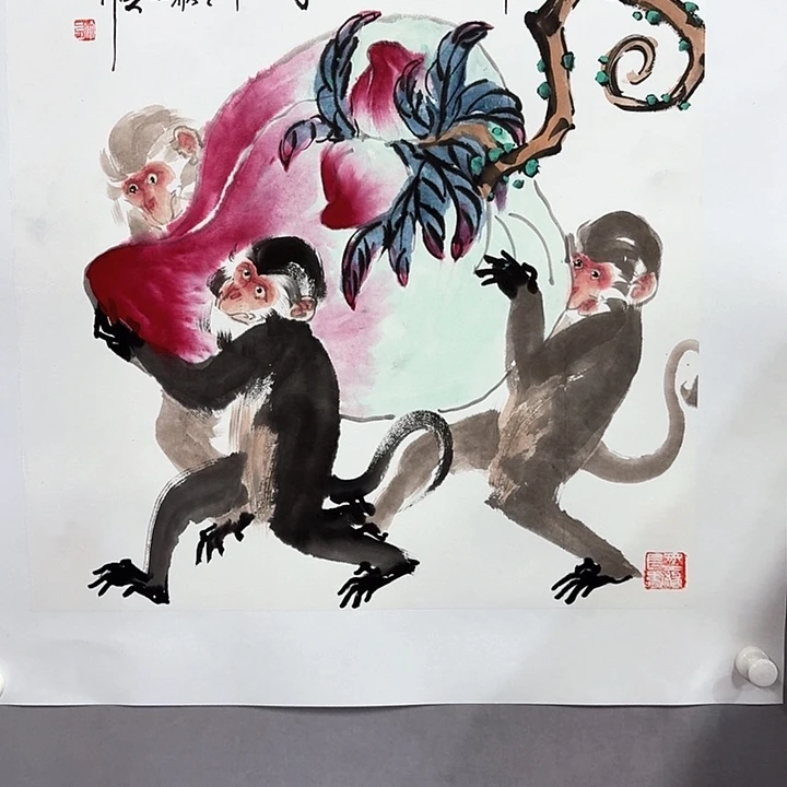 国画亲笔手绘放心去藏