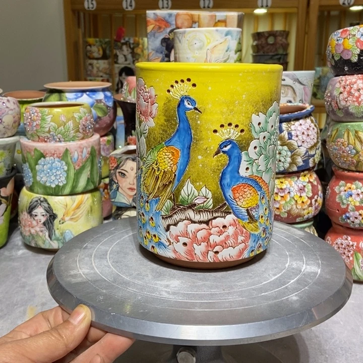 景德镇艺术手绘作品