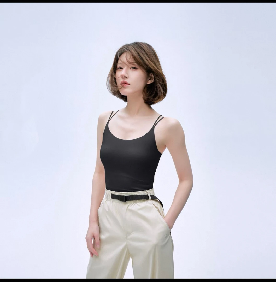 【HANZIYI】赵露丝双肩带修身美背