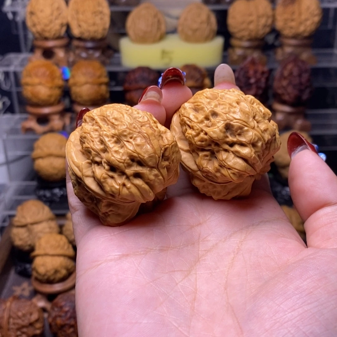 把件文玩核桃Z31太古金蟾43尺