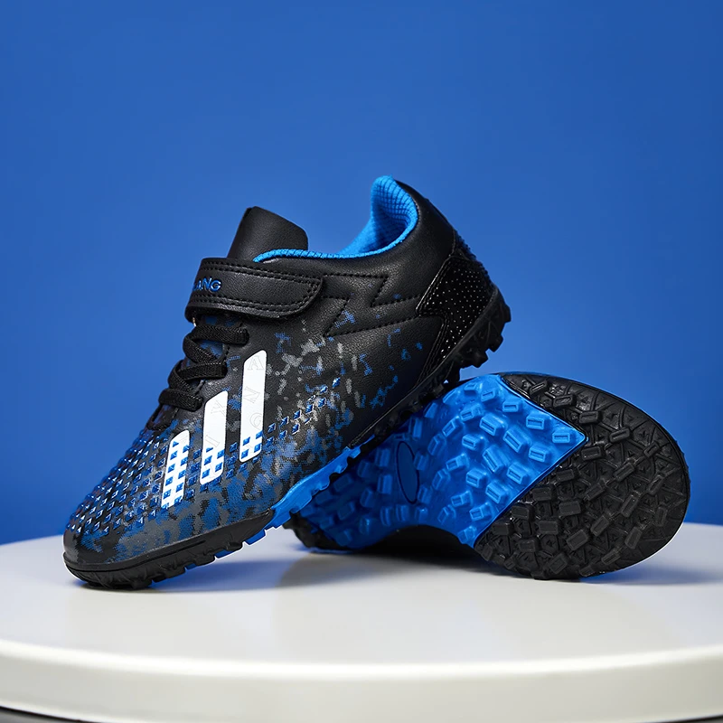 C罗姆巴佩猎鹰儿童足球鞋男童小学生魔术贴刺客TF碎钉足球训练鞋