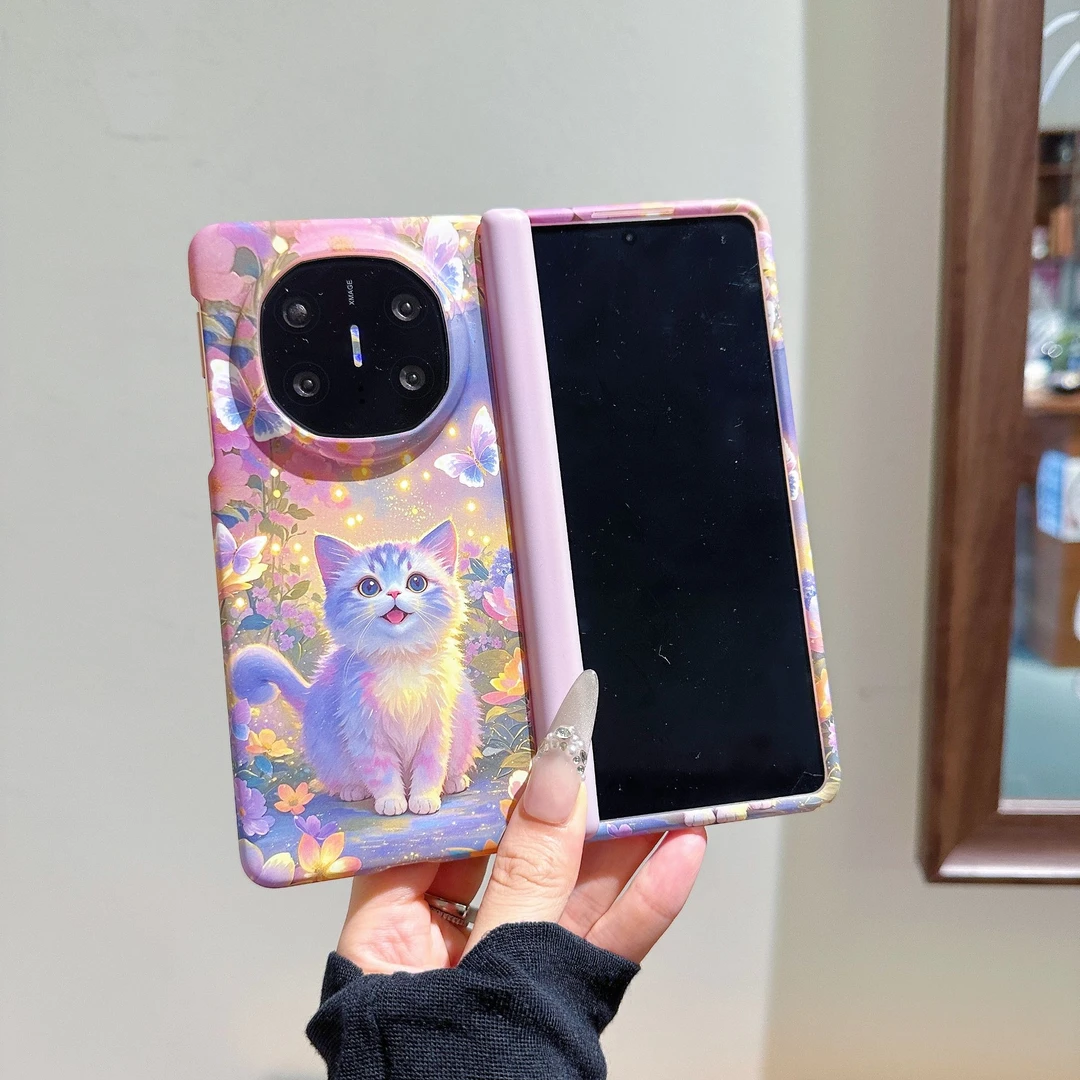 高级感适用华为mateX6折叠全包中轴手机壳X5荣耀MagicV3配件X3女