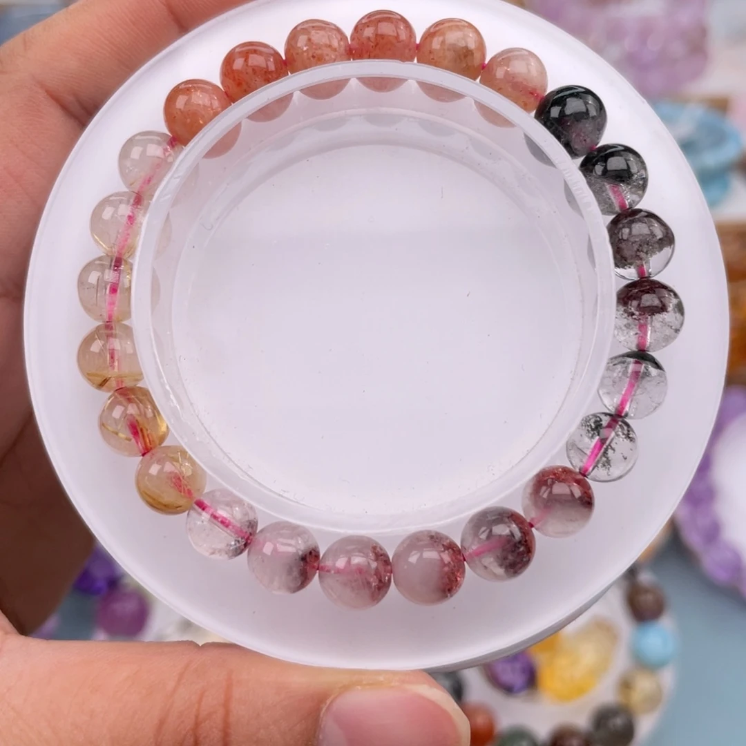 水晶手链未镶嵌多宝