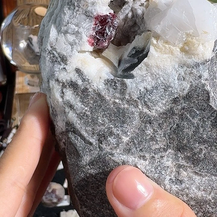 天然辰砂朱砂毛料