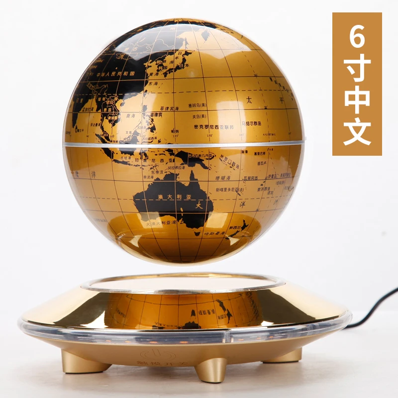 磁悬浮地球仪办公桌摆件办公室装饰创意生日礼物高端商务摆件家居