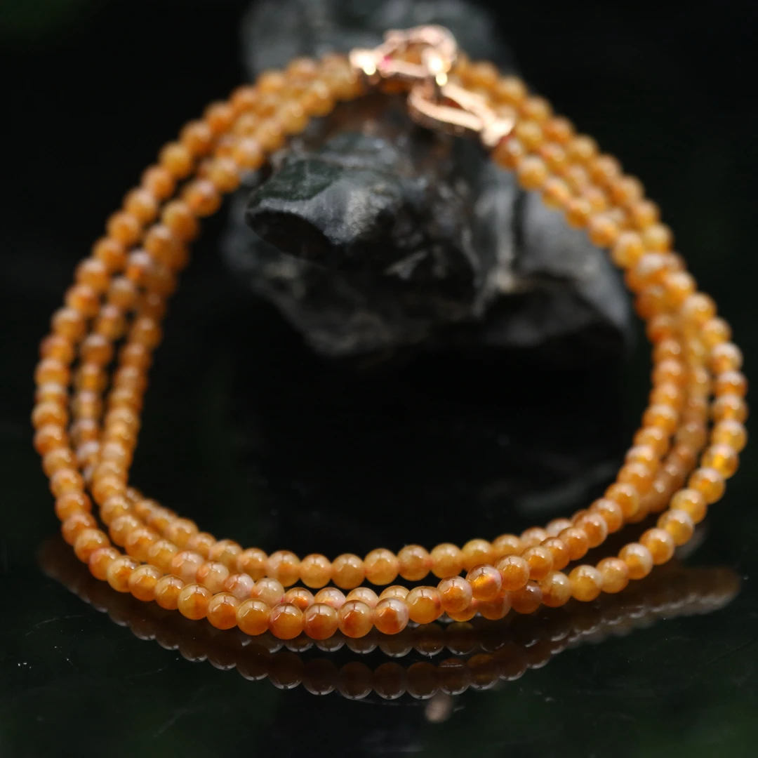 51天然缅甸翡翠A货冰珠链/400611/上海嘉禾拍卖