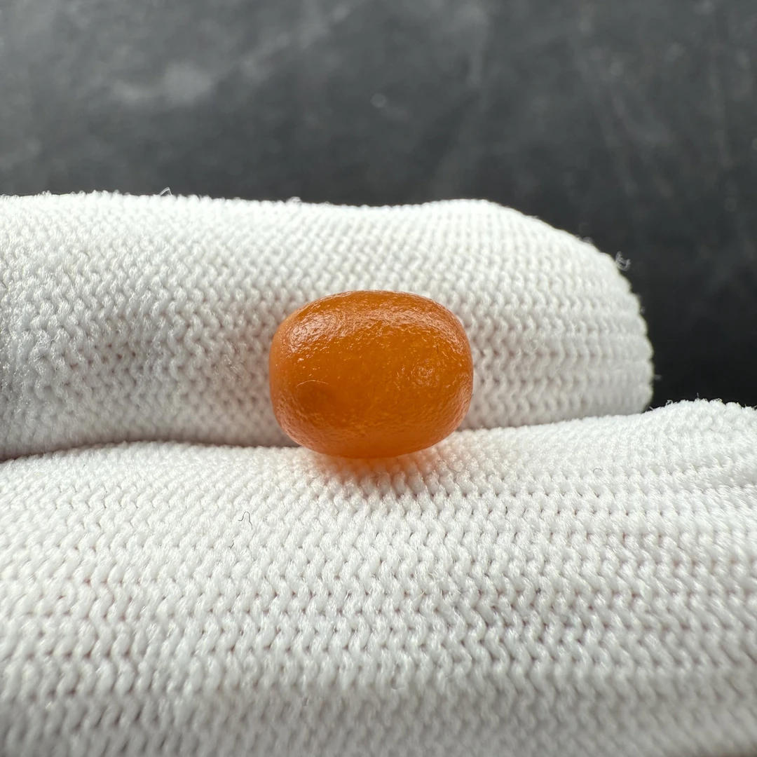 A7851天然原矿蜜蜡老蜡枣珠8.6*10.5mm支持复检假一罚十