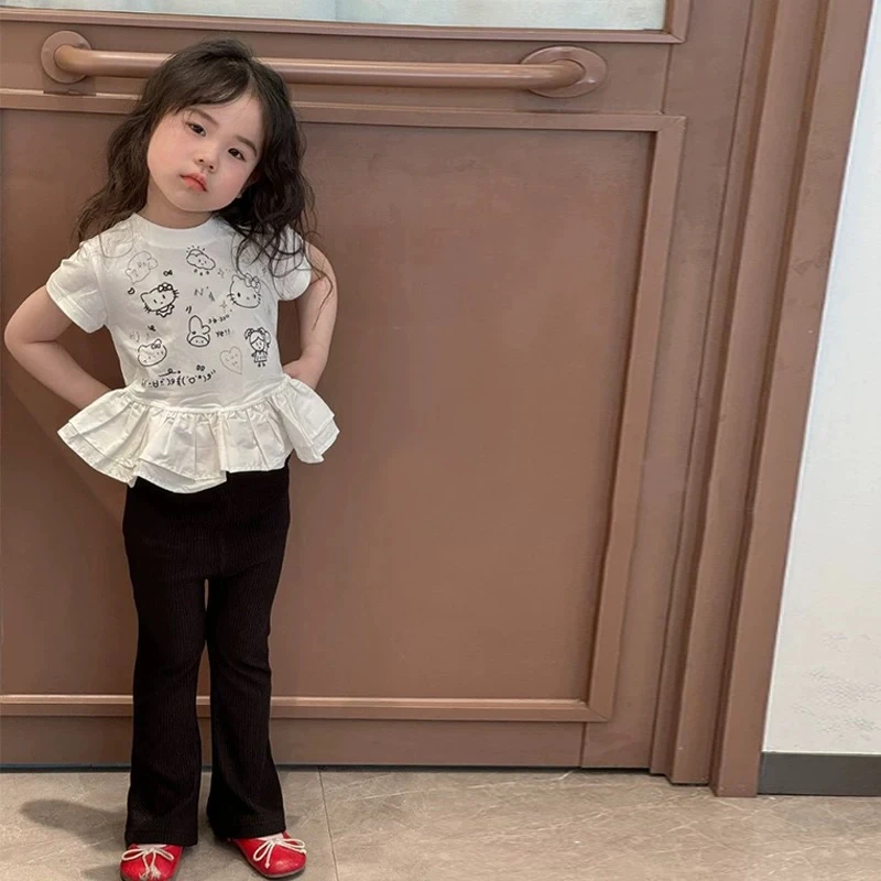 【现货】妈咪森林童装2025年夏新款T恤裤子套装 252-MMSL-252070