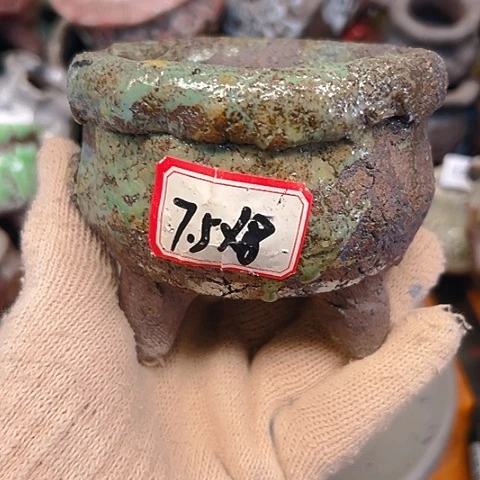粗陶花盆手工花盆制作