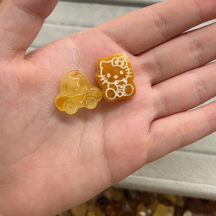 未镶嵌蜜蜡裸石天然琥珀蜜蜡配件