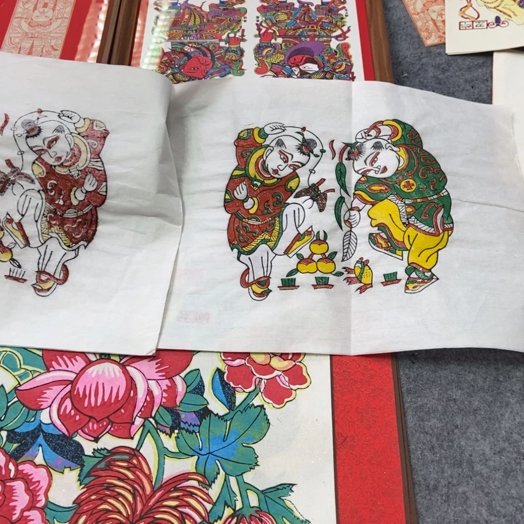 哒***殴套色过程组合画心