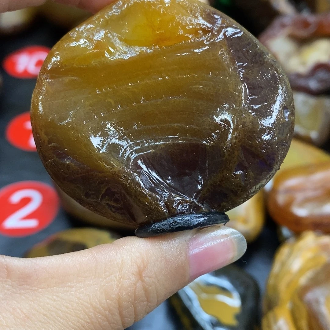 玛瑙/玉髓未镶嵌手把件