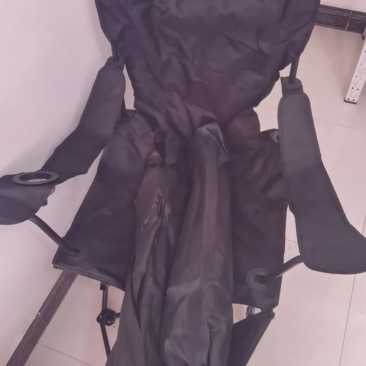 孤***狼铁5号高背月亮椅带腿支一个 两把黑色椅