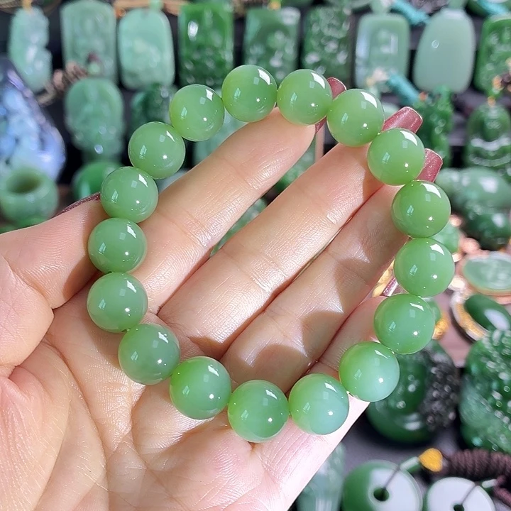 和田玉未镶嵌手串