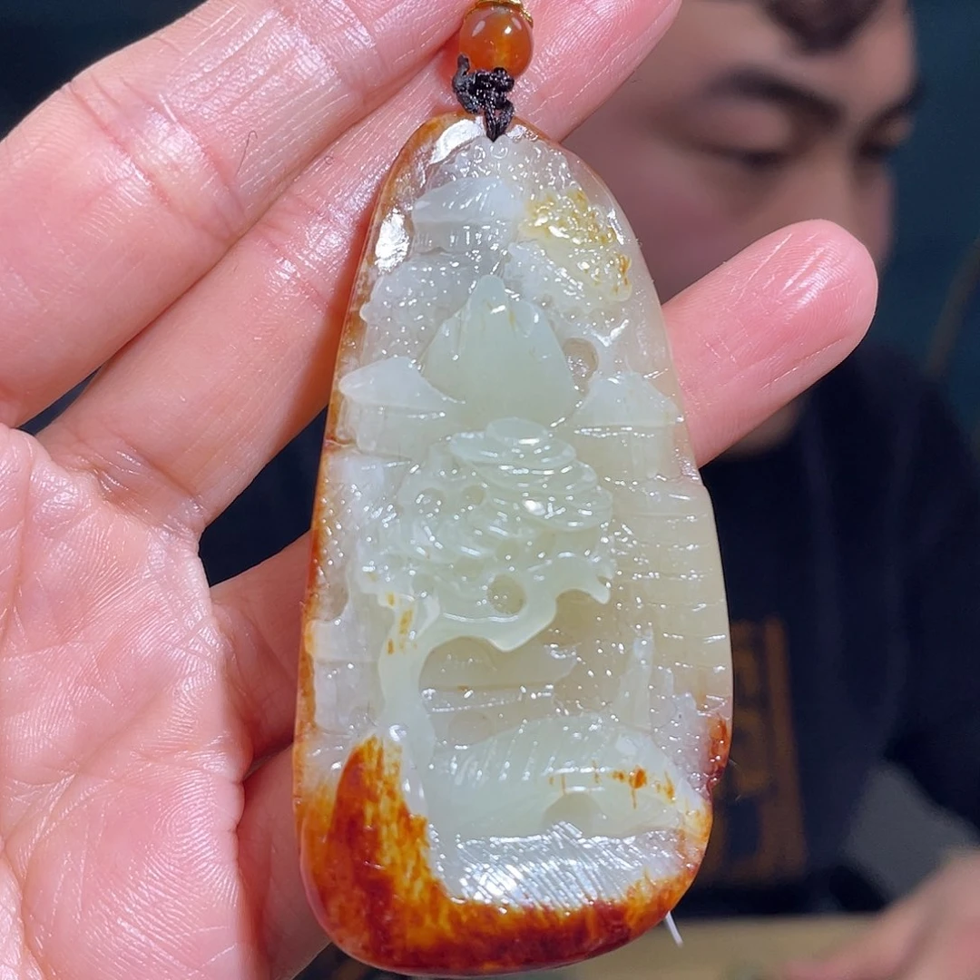 和田玉颈饰未镶嵌