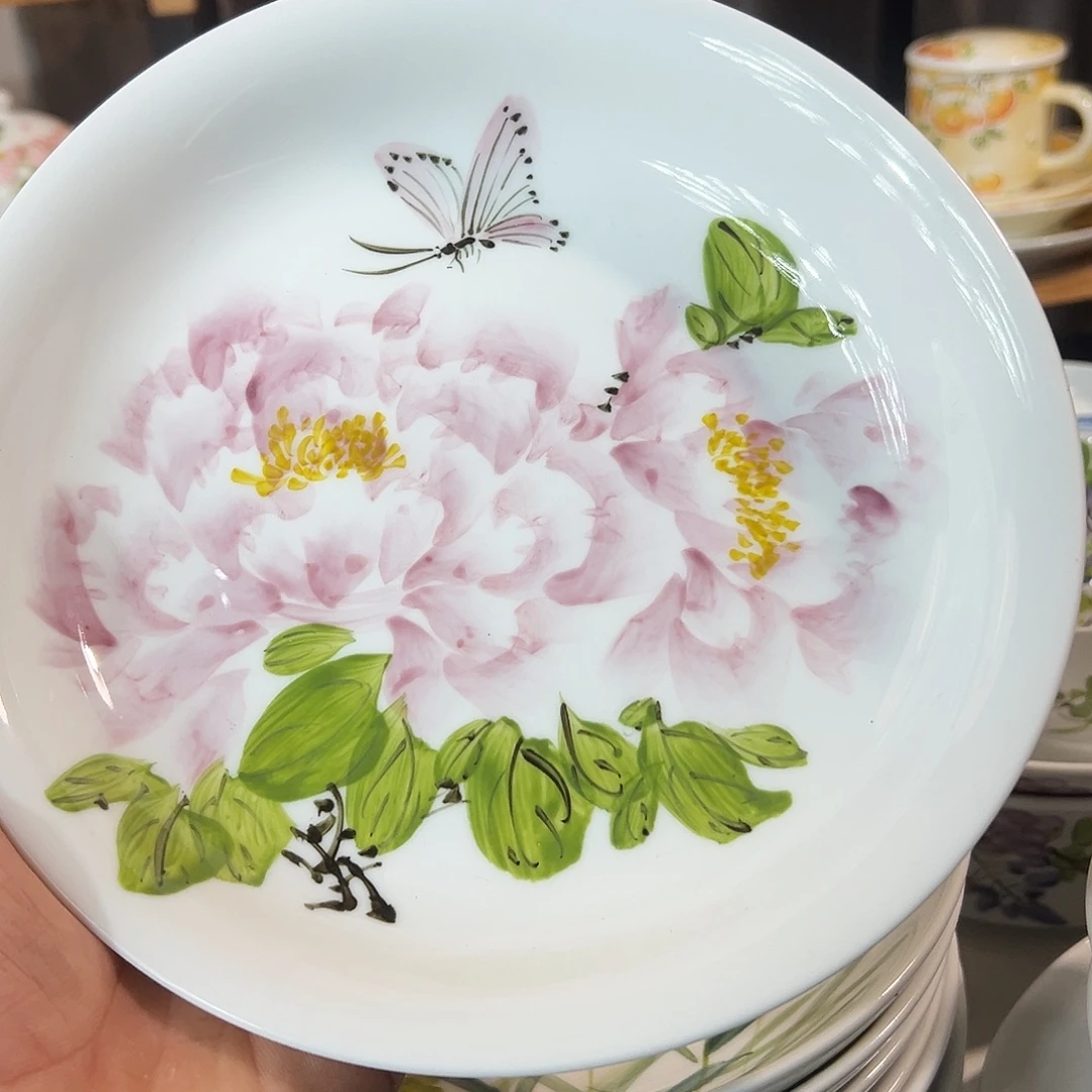 陶瓷景德镇高温釉下陶瓷8寸盘