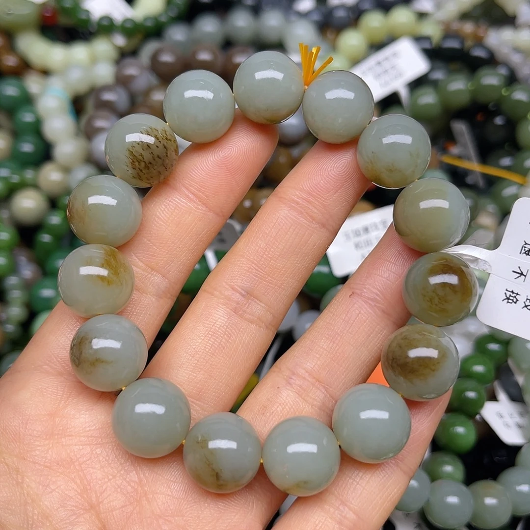 和田玉未镶嵌手链