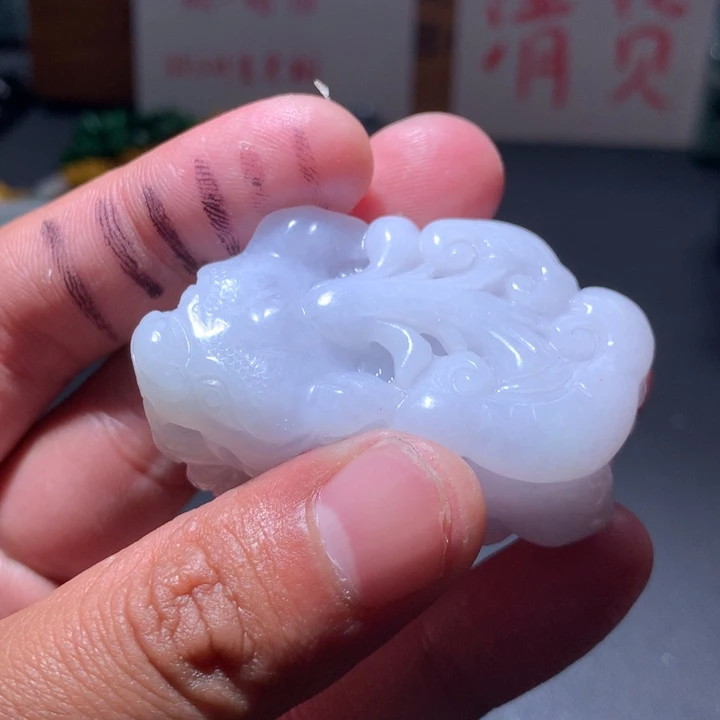 翡翠未镶嵌颈饰保真天然a货翡翠