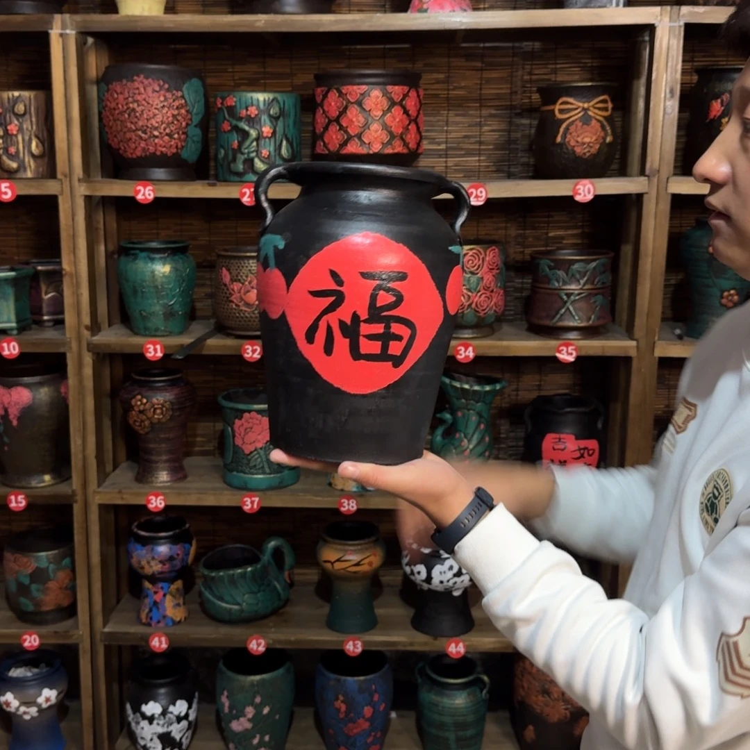 带孔高端浮雕花盆炸炸炸
