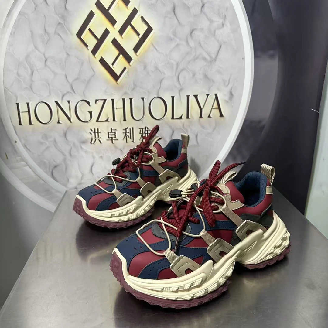 5023单里新款2025圆头系带经典休闲板鞋男款时尚鞋潮鞋男百搭