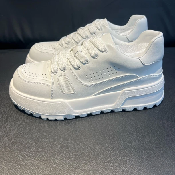 百搭冬款保暖男士小白鞋时尚简约厚底休闲板鞋潮鞋韩版春秋潮流