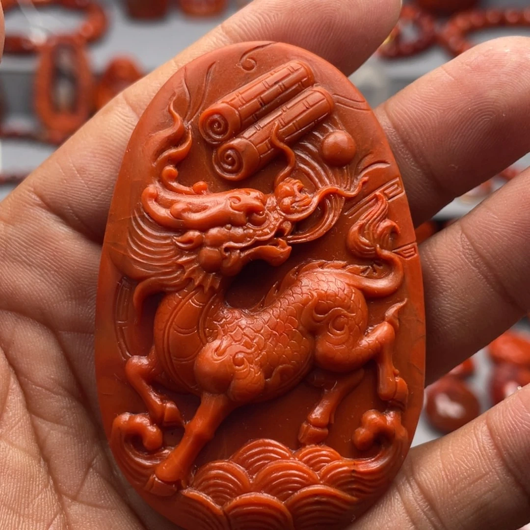 南红玛瑙未镶嵌珠宝奇石吊坠