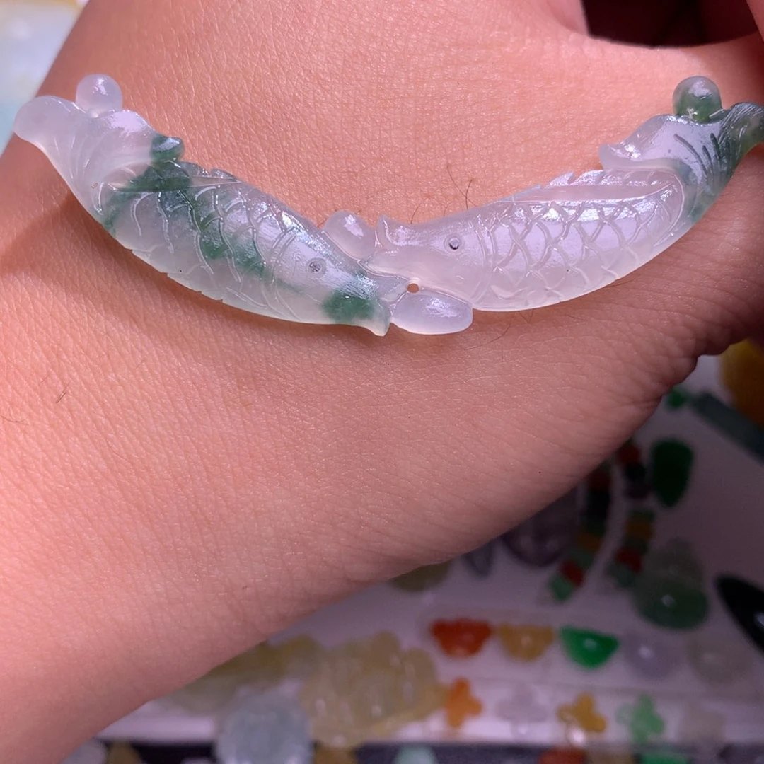 定制翡翠未镶嵌毛货