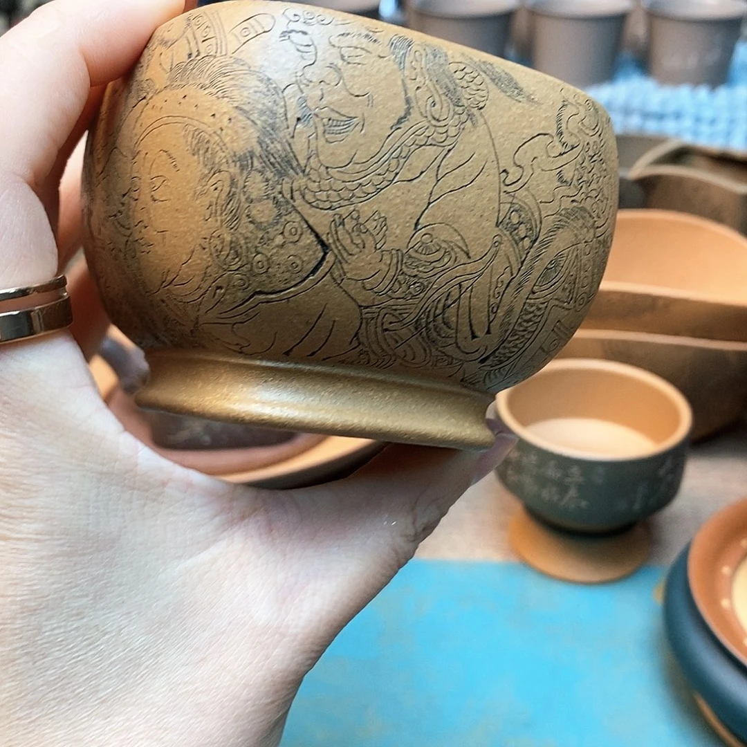 茶杯紫砂宜兴紫砂杯