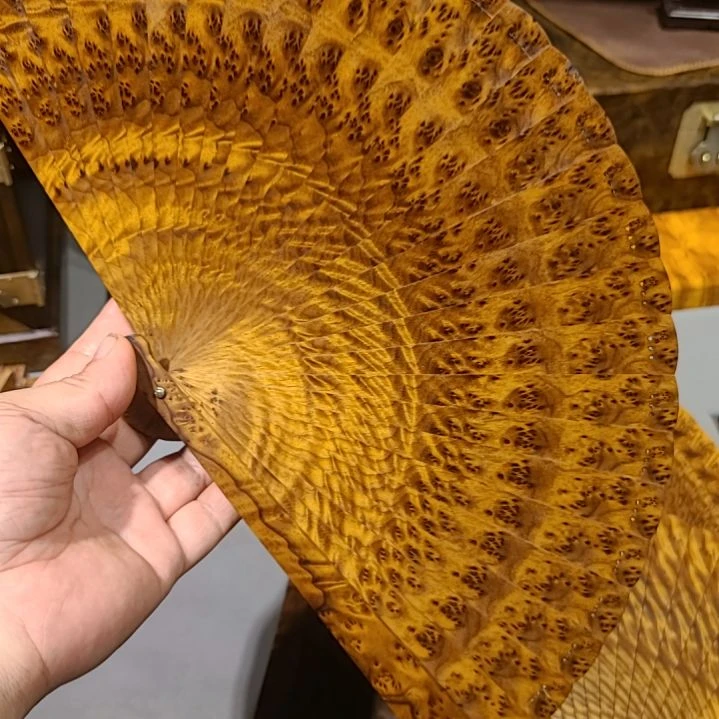 悦***娴扇子20苏扇金丝楠木小叶桢楠