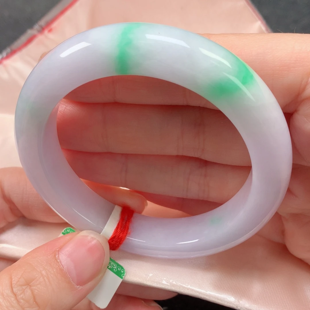 未镶嵌手镯翡翠缅甸天然翡翠手镯55