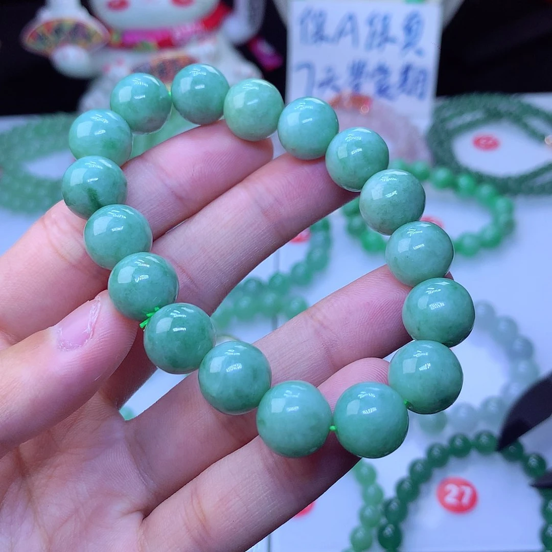 翡翠毛衣链未镶嵌