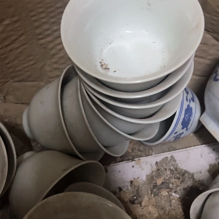 ※***※其他陶10个白胎杯子景德镇