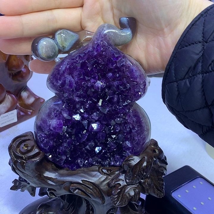 大型摆件（非配饰）未镶嵌紫晶