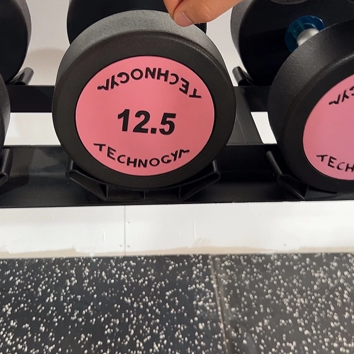 全新纯钢泰诺哑铃12.5公斤哑铃一对