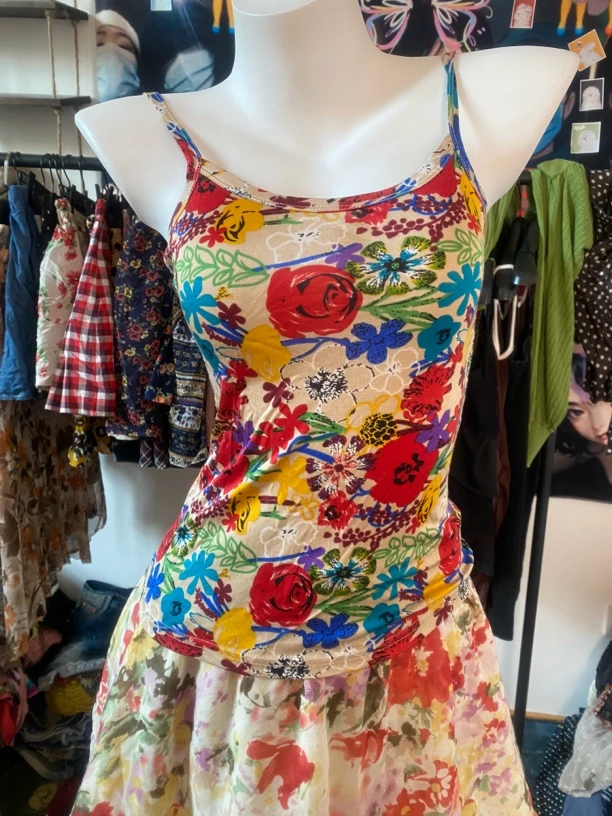 古着vintagey2k 上衣打底显瘦蕾丝