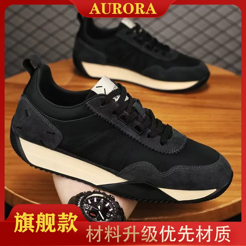 运动潮男鞋2025新款四季款透气软底舒适爆款网红爆款休闲鞋阿甘鞋