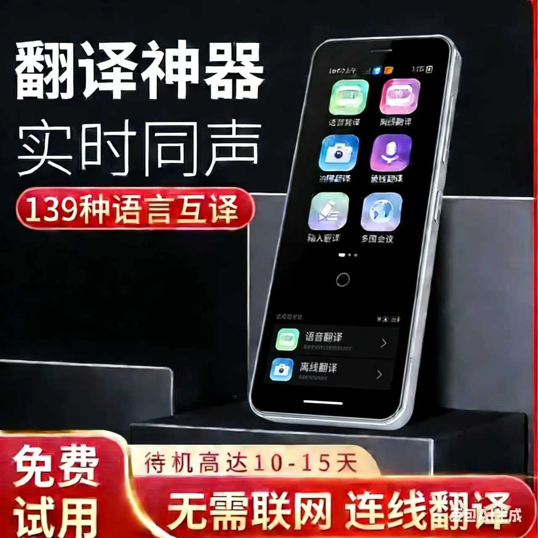 GSwear多国语言实时翻译拍照智能学习的翻译学习机日韩英俄多国